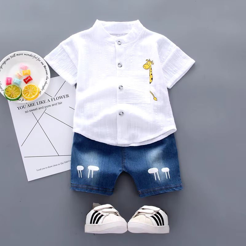 Conjunto infantil masculino cartoon, conjunto infantil camisa/short, conjunto infantil de verão, conjunto infantil casual, conjunto infantil menino