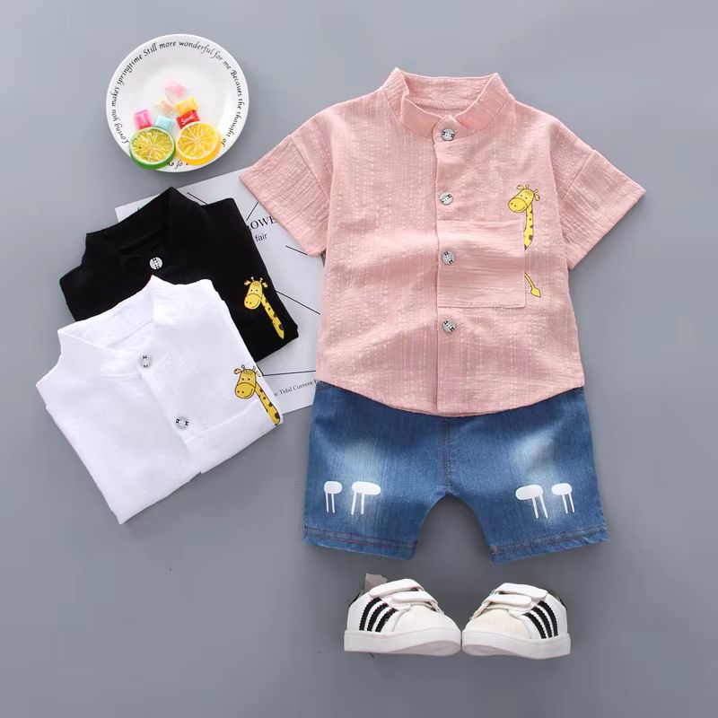 Conjunto infantil masculino cartoon, conjunto infantil camisa/short, conjunto infantil de verão, conjunto infantil casual, conjunto infantil menino