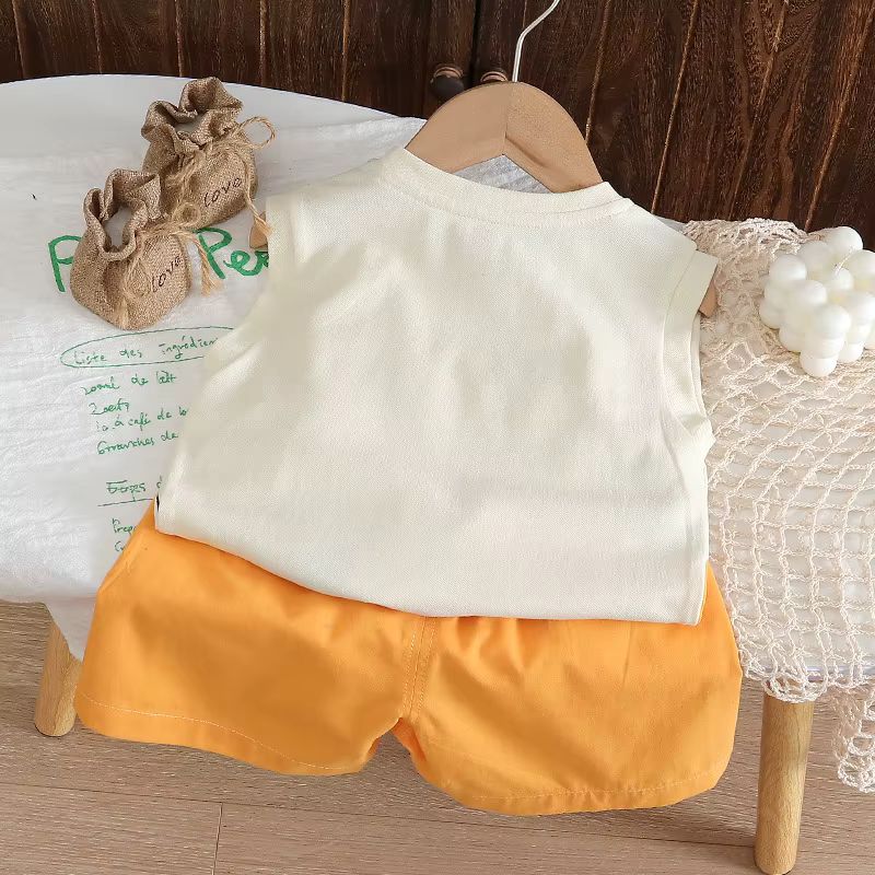 Conjunto Infantil Masculino regata/short, conjunto infantil menino, conjunto infantil de verão, conjunto infantil casual de algodão, conjunto infantil casual, Conjunto Infantil Masculino de verão