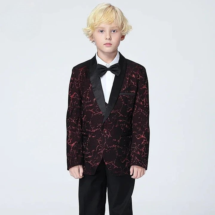 Terno Infantil Masculino, Terno Infantil Estampado Vermelho, Terno Masculino infantil, Terno masculino infantil vermelho