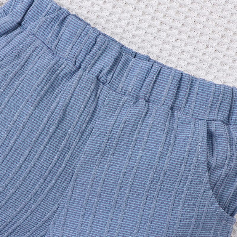 Conjunto infantil masculino azul, conjunto infantil camisa/short, conjunto infantil de verão azul, conjunto infantil casual azul, conjunto infantil menino azul