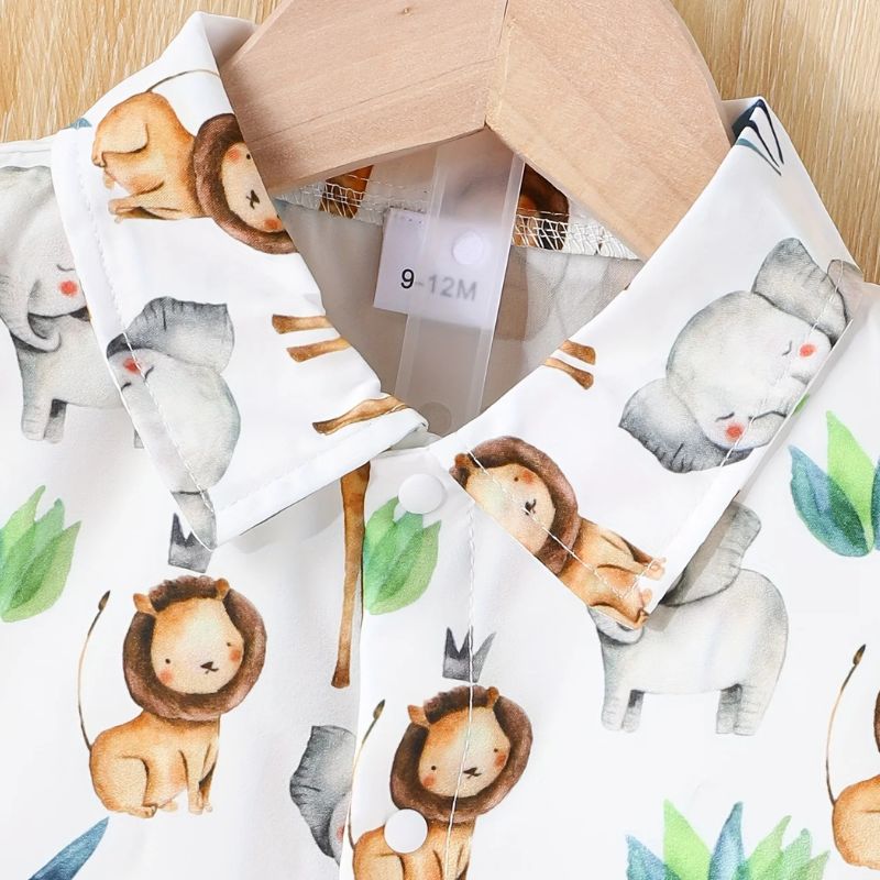 Conjunto Infantil menino animal, Conjunto infantil masculino casual, conjunto infantil camisa/short animal, conjunto infantil de verão, conjunto infantil casual, conjunto infantil menino