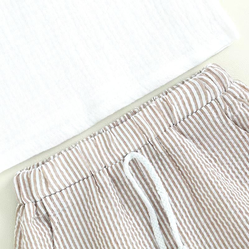 Conjunto Infantil Menino Casual Camisa/Short Bambino