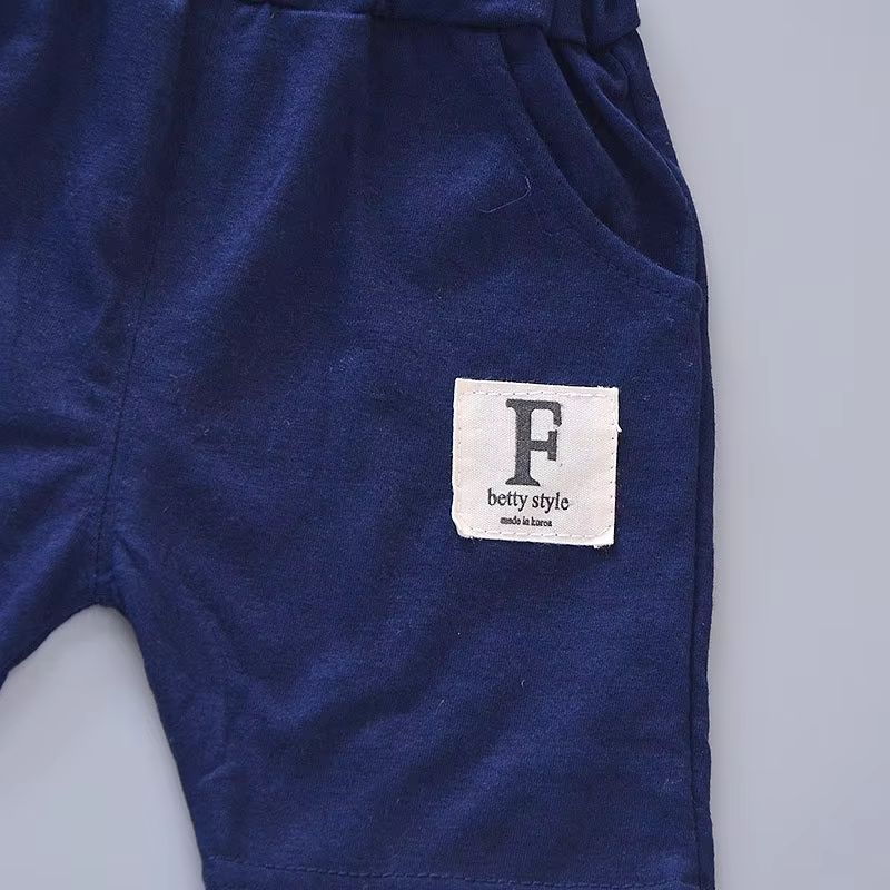 Conjunto infantil masculino estampado bigode, conjunto infantil camisa/short, conjunto infantil de verão, conjunto infantil casual, conjunto infantil menino