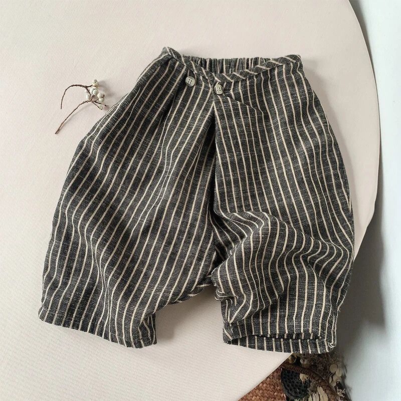 Calça infantil de menino, Calça infantil menino de linho, Calça infantil de menino listrada, Calça infantil masculina listrada, Calça infantil menino listrada de linho, Calça infantil menino de algodão