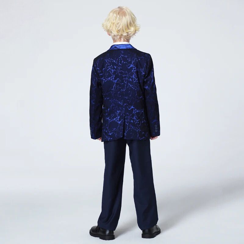 Terno Infantil Masculino, Terno Infantil Estampado Azul, Terno Masculino infantil, Terno masculino infantil azul marinho
