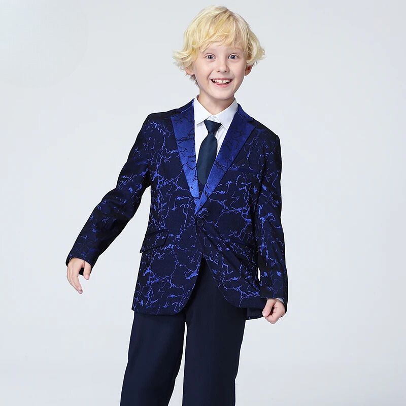 Terno Infantil Masculino, Terno Infantil Estampado Azul, Terno Masculino infantil, Terno masculino infantil azul marinho