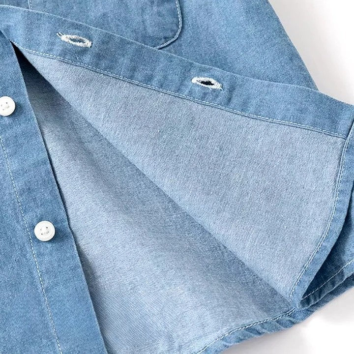 Camisa Infantil menino jeans, camisa infantil jeans para menino, camisa infantil masculina estilo jeans, camisa infantil casual jeans