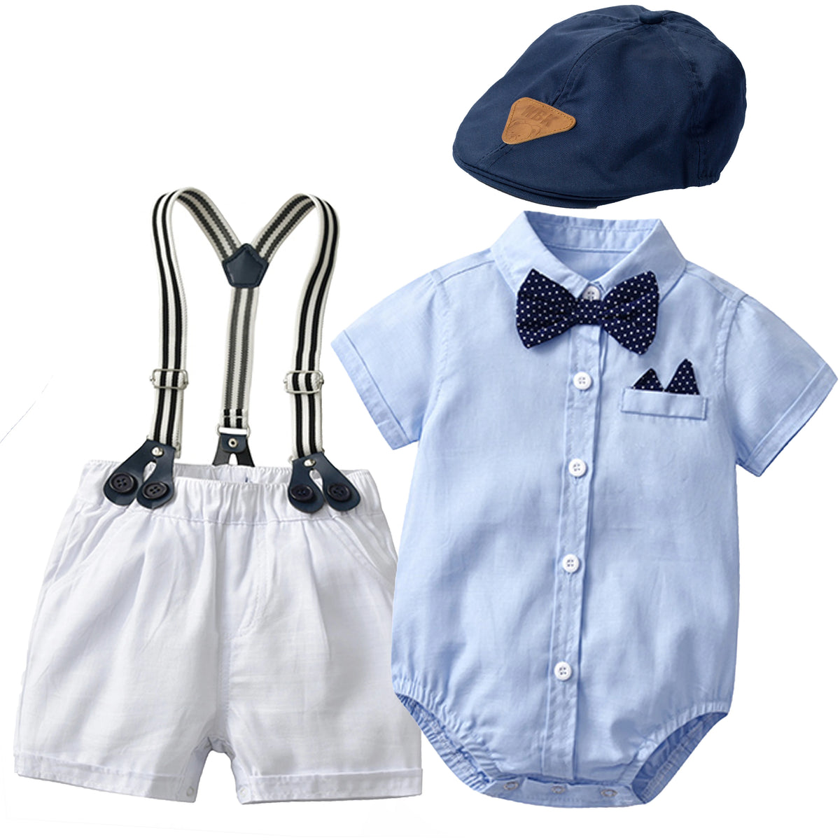 Conjunto Bebê Masculino Social Príncipe Bambino