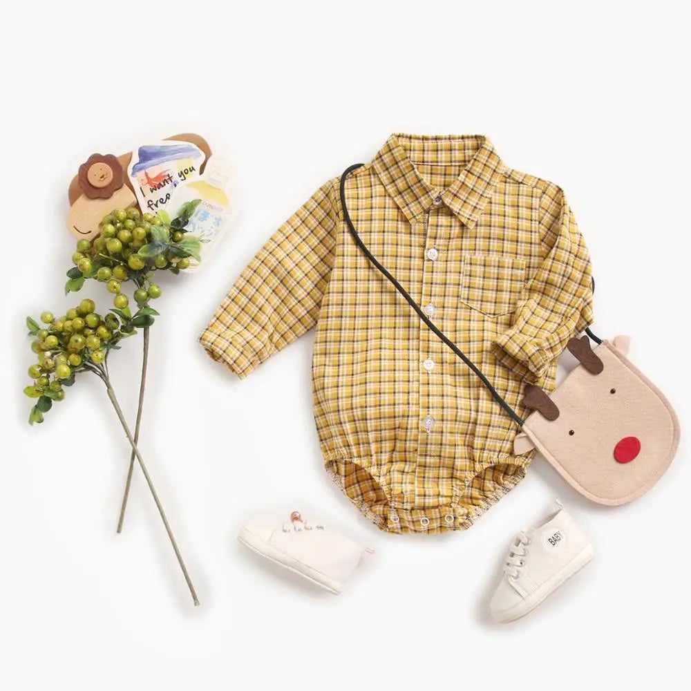 body bebê xadrez, body social bebê, camisa xadrez bebê manga longa, body infantil elegante, roupa bebê estilo social