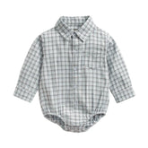 body bebê xadrez, body social bebê, camisa xadrez bebê manga longa, body infantil elegante, roupa bebê estilo social