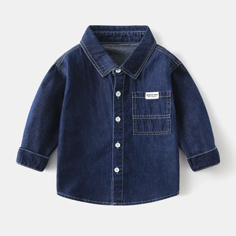 Camisa Infantil menino jeans, camisa infantil jeans para menino, camisa infantil masculina estilo jeans, camisa infantil casual jeans