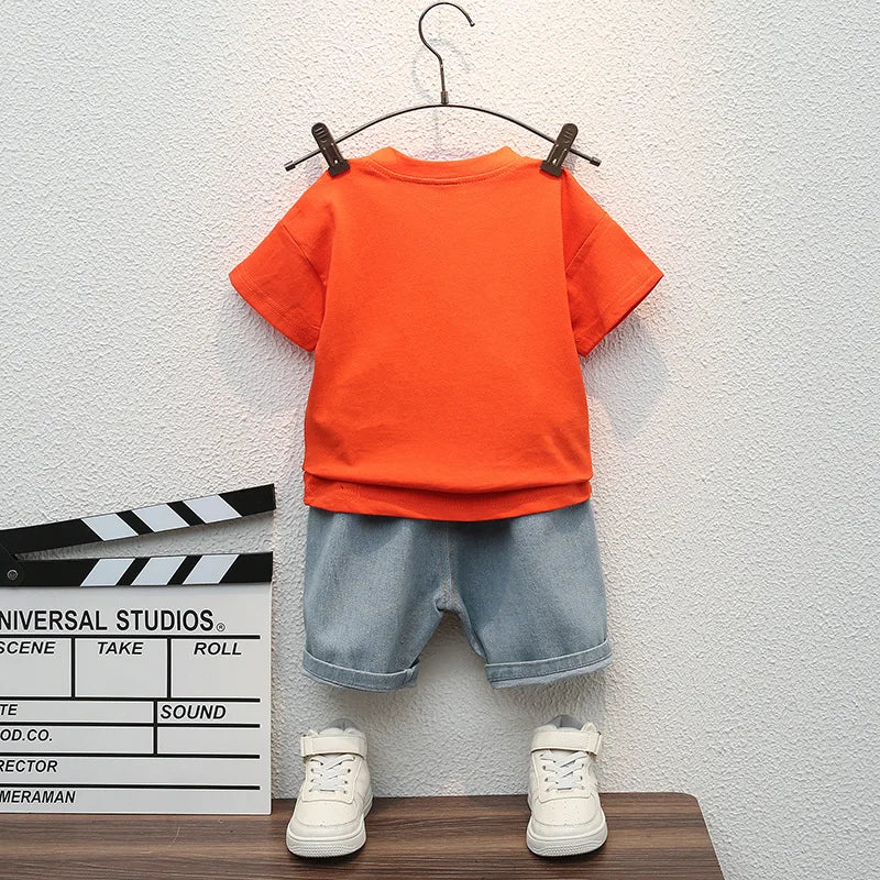 Conjunto infantil masculino astronauta, conjunto infantil camiseta/short, conjunto infantil de verão, conjunto infantil casual, conjunto infantil menino