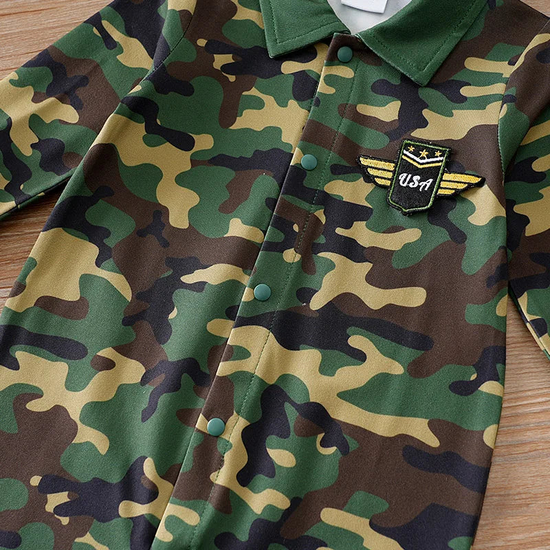 macacão bebê camuflado, macacão militar infantil, roupa camuflada bebê menino, macacão bebê estiloso, macacão bebê confortável