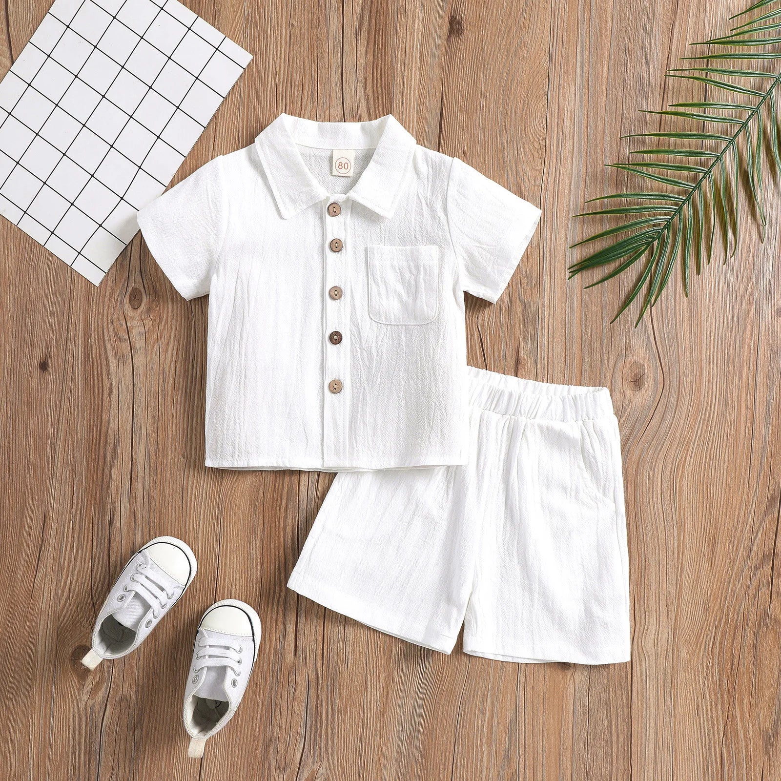 Conjunto infantil masculino, conjunto infantil camisa/short de linho, conjunto infantil de verão, conjunto infantil casual, conjunto infantil menino