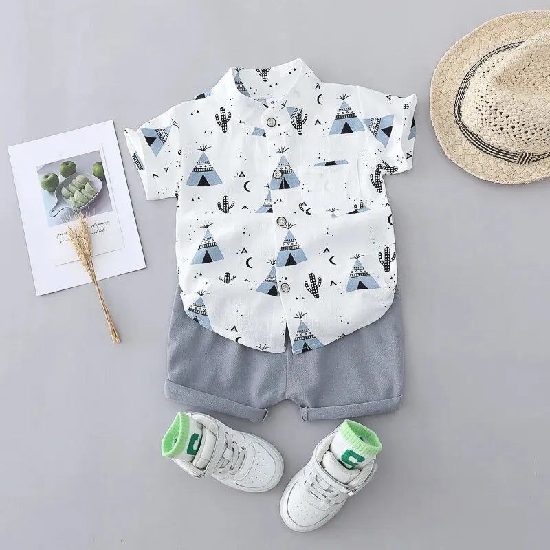 Conjunto Infantil menino deserto, Conjunto infantil masculino casual, conjunto infantil camisa/short deserto, conjunto infantil de verão, conjunto infantil casual, conjunto infantil menino