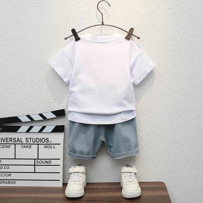 Conjunto infantil masculino astronauta, conjunto infantil camiseta/short, conjunto infantil de verão, conjunto infantil casual, conjunto infantil menino