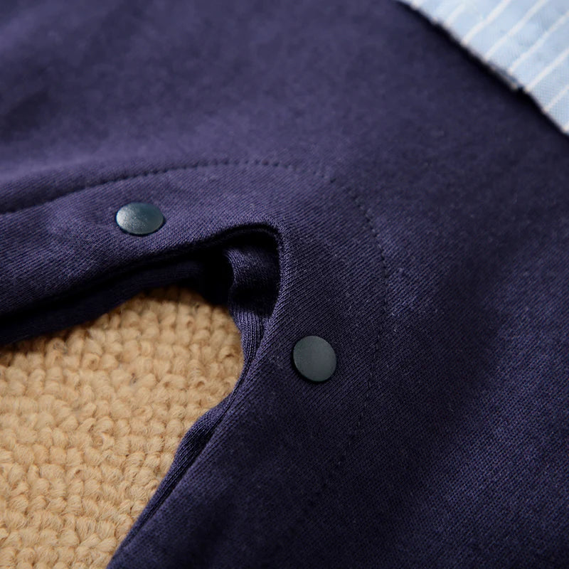 macacão bebê masculino, roupa social bebê, macacão polo bebê, look navy infantil, macacão elegante bebê