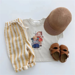 Calça infantil, calça infantil masculina, calça infantil listrada, calça infantil masculina larga, calça masculina listrada para menino, calça infantil de linho, calça de menino