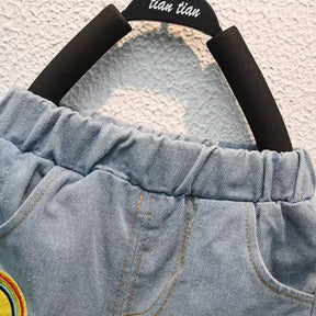 Conjunto Infantil Menino Casual Astronauta Camiseta/Short Bambino