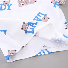 Conjunto infantil masculino ursinho, conjunto infantil camisa/short, conjunto infantil de verão, conjunto infantil casual, conjunto infantil menino 