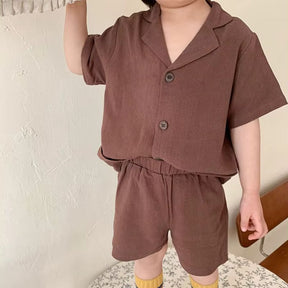 Conjunto infantil masculino, conjunto infantil camisa/short listrado, conjunto infantil de verão, conjunto infantil casual, conjunto infantil menino
