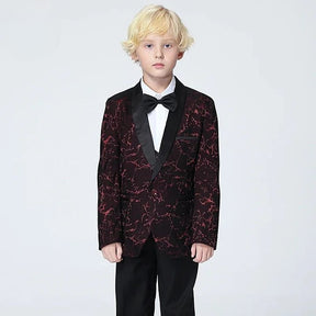Terno Infantil Masculino, Terno Infantil Estampado Vermelho, Terno Masculino infantil, Terno masculino infantil vermelho