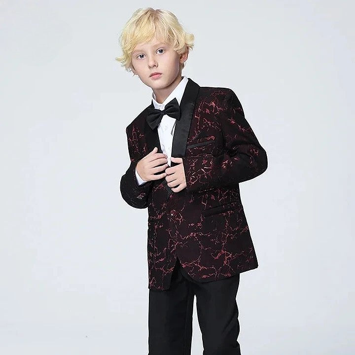 Terno Infantil Masculino, Terno Infantil Estampado Vermelho, Terno Masculino infantil, Terno masculino infantil vermelho