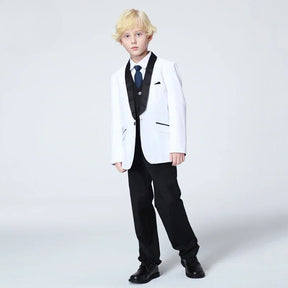 Terno Infantil Branco, Terno Infantil Masculino preto e branco, Terno masculino infantil