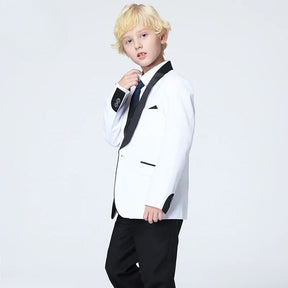 Terno Infantil Branco, Terno Infantil Masculino preto e branco, Terno masculino infantil