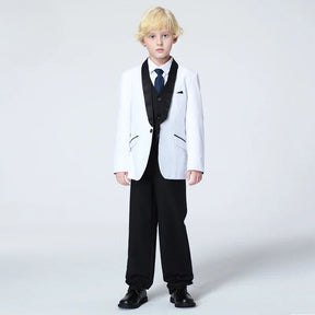 Terno Infantil Branco, Terno Infantil Masculino preto e branco, Terno masculino infantil
