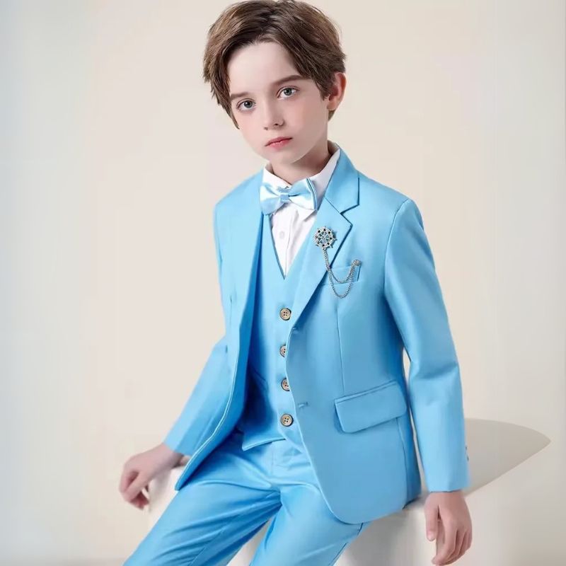 Terno infantil masculino, terno infantil menino, terno infantil masculino moderno, terno infantil slim, terno infantil azul céu, terno infantil azul claro