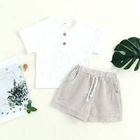 Conjunto infantil masculino, conjunto infantil camisa/short, conjunto infantil de verão, conjunto infantil casual, conjunto infantil menino