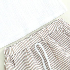 Conjunto Infantil Menino Casual Camisa/Short Bambino