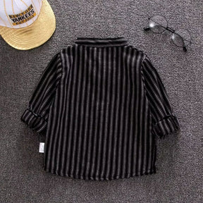 Camisa Social Infantil Listrada Bambino