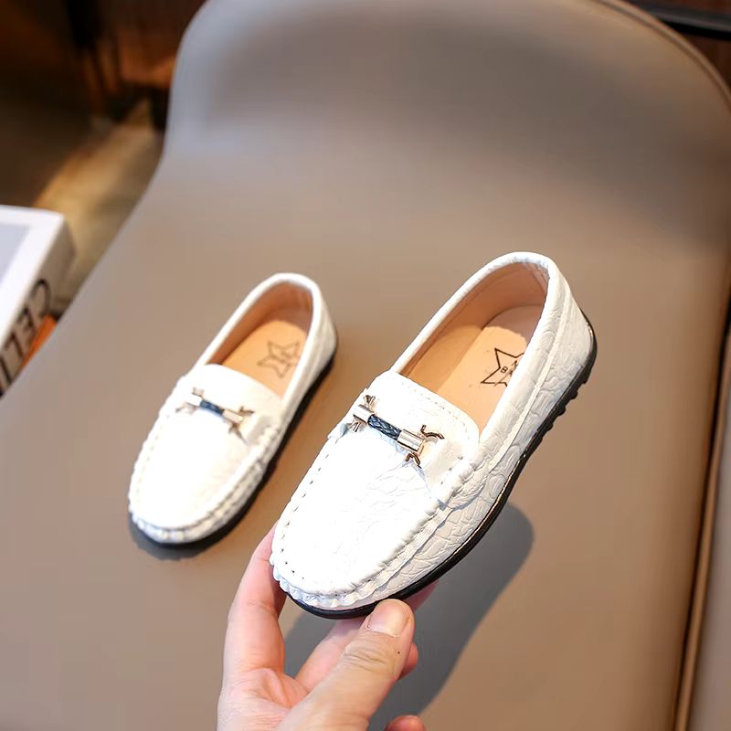 Top mocassim infantil masculino branco Outlet Black Friday