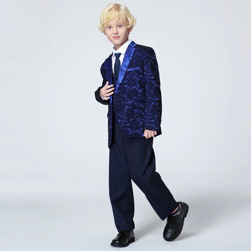 Terno Infantil Masculino, Terno Infantil Estampado Azul, Terno Masculino infantil, Terno masculino infantil azul marinho