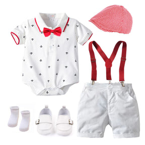 Conjunto Bebê Masculino Social Casual Elegance Bambino