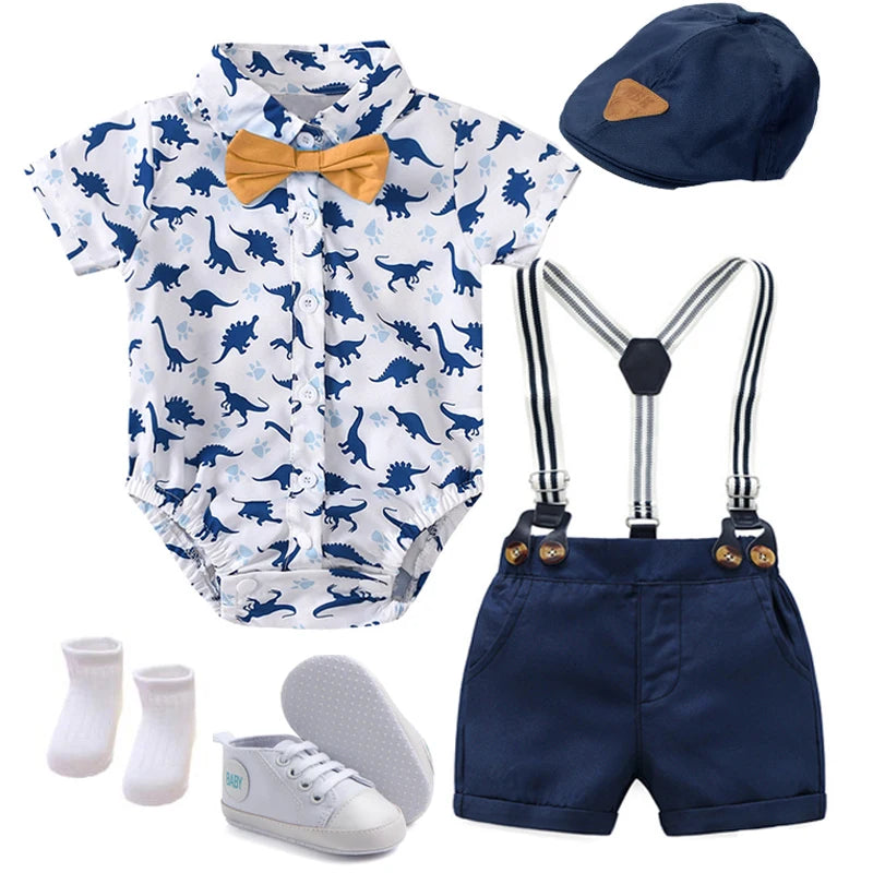Conjunto Bebê Masculino Social Casual Elegance Bambino