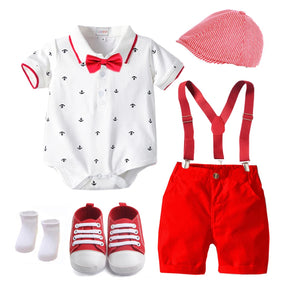 Conjunto Bebê Masculino Social Casual Elegance Bambino