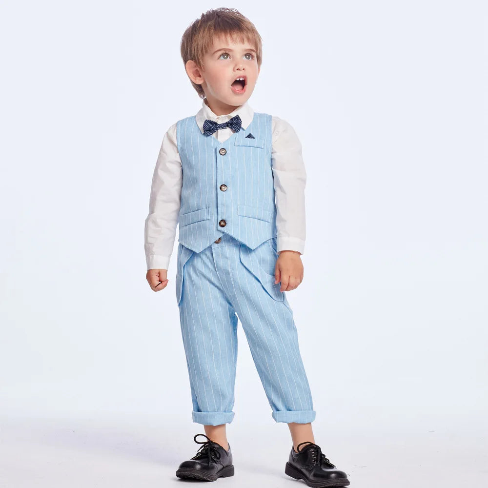 conjunto infantil masculino, roupa social infantil, conjunto menino elegante, conjunto azul infantil, roupa festa menino