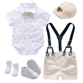 Conjunto Bebê Masculino Social Casual Elegance Bambino