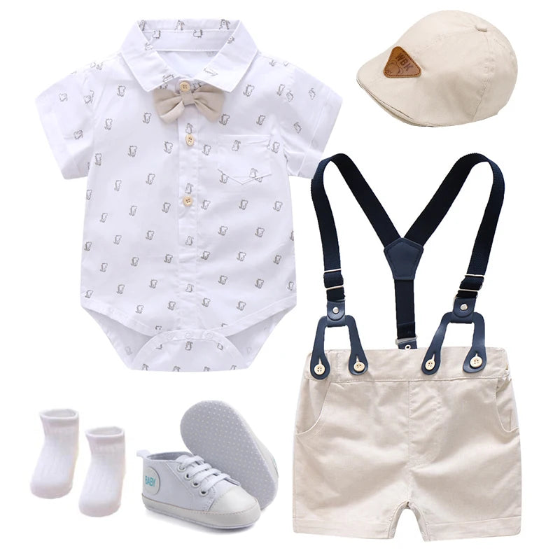 Conjunto Bebê Masculino Social Casual Elegance Bambino