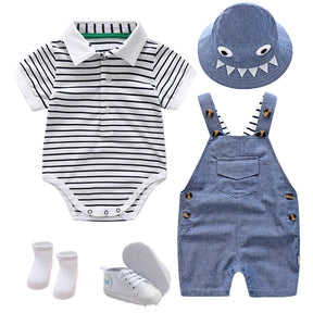 Conjunto Bebê Masculino Social Casual Elegance Bambino