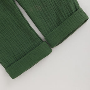 Conjunto infantil masculino verde, conjunto infantil camisa manga comprida/calça, conjunto infantil de verão, conjunto infantil casual verde, conjunto infantil menino verde