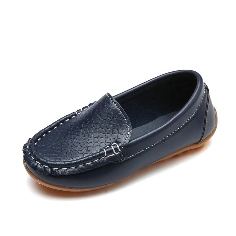 Mocassim Infantil Masculino Estilo Couro Bambino
