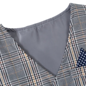 Conjunto Bebê Masculino Social Xadrez Lord Bambino