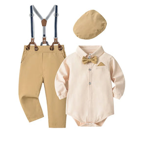 roupa de bebe menino bege, roupa infantil menino bege, conjunto infantil menino, conjunto de roupa infantil masculino, conjunto infantil masculino bege