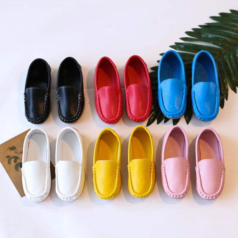 Mocassim Infantil Masculino Estilo Couro Bambino
