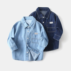 Camisa Infantil menino jeans, camisa infantil jeans para menino, camisa infantil masculina estilo jeans, camisa infantil casual jeans